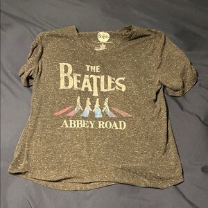 The Beatles Abbey Road Kids T-Shirt - Black and White